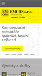 Mobile Screenshot of emcos.cz